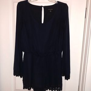 Jodi Kristopher Navy Romper